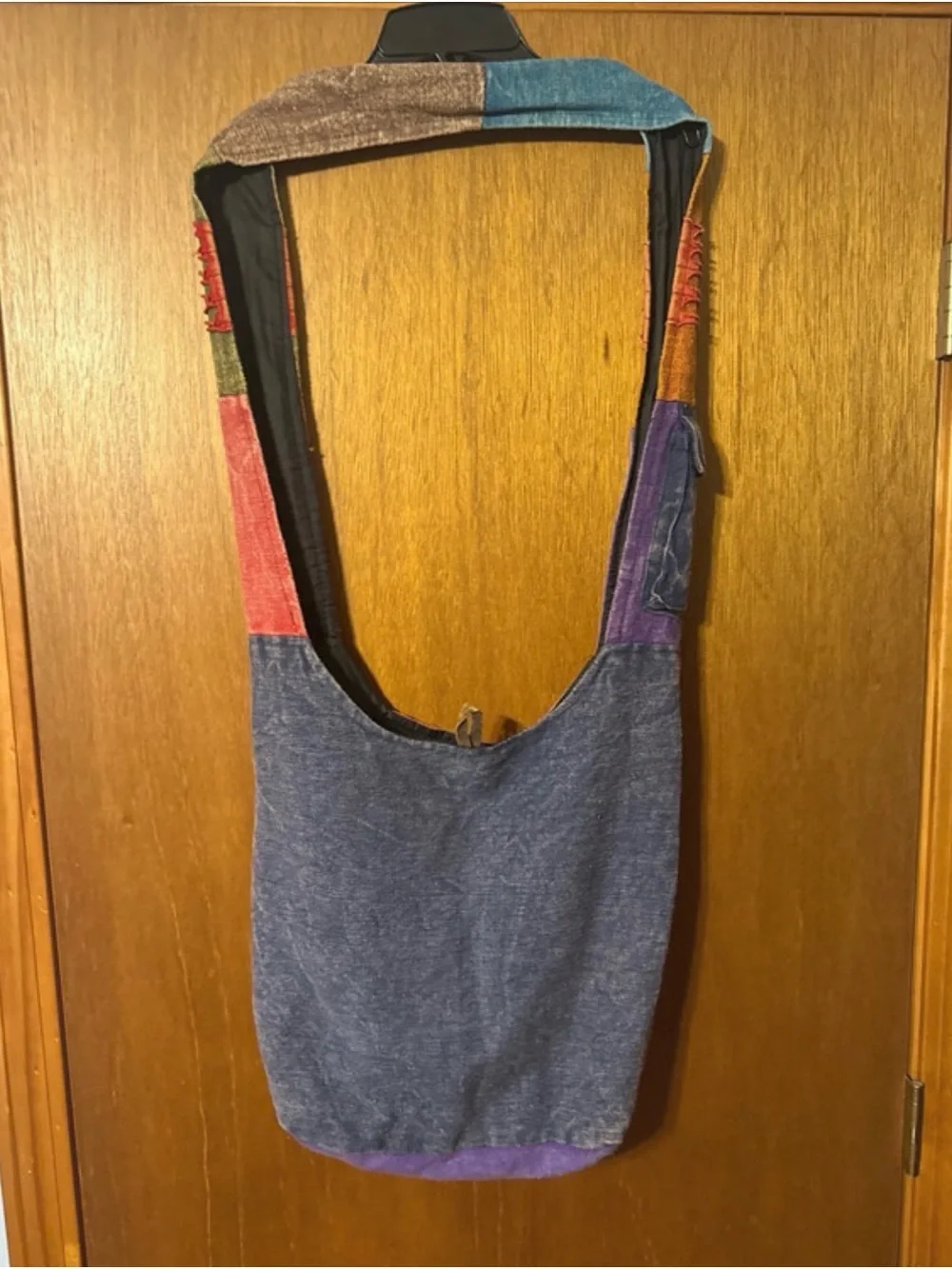 Boho Patchwork Crossbody Bag in Multicolor